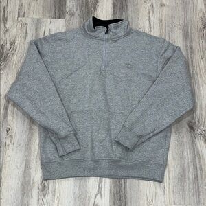Champion Men's Gray Zip-Up Sweater